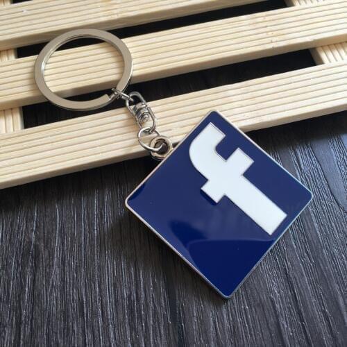 Facebook WhatsApp Badge Car styling Keychain For Volvo S60 XC90 V40 V70 V50 V60 S40 S80 XC60 Nissan Qashqai X-TRAIL Juke