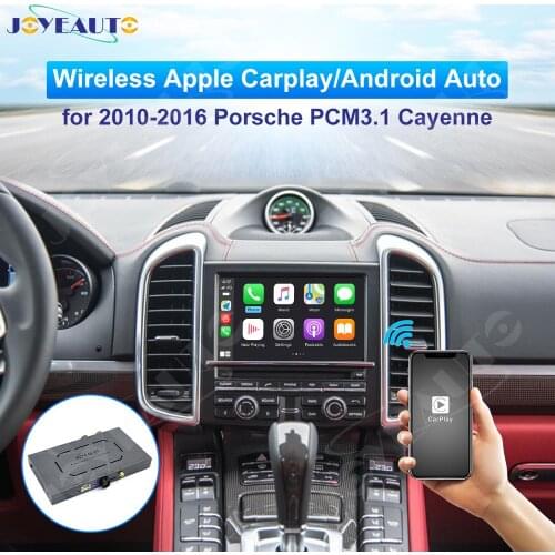JoyeAuto Wireless Apple Carplay For Porsche Cayenne PCM 3.1 2011 2010 2013 2012 2014 2015 Multimedia TV Android Auto Mirror Link