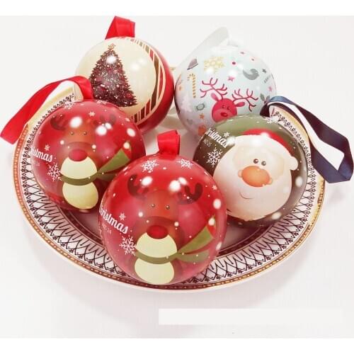 Creative New Year New Candy Tin Box European Childrens Gift Ball Christmas Candy Box Christmas Candy Gift Box