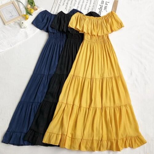 LYNNE'S WARDROBE Yellow Summer Dresses