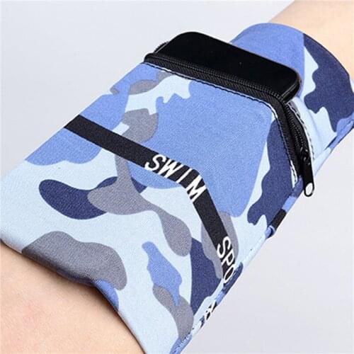Multifunctional Sport Wrist Strap Wallet Storage Bag Band Zipper Ankle Wrap Case Badminton Basketball Wristband Sweatband
