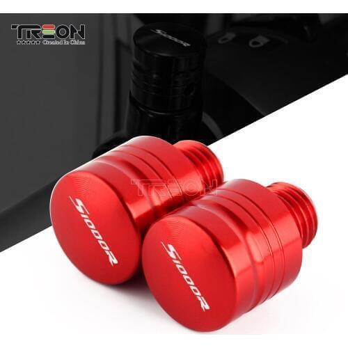 Motorcycle CNC Aluminum Left-Hand/Right-Hand Thread Mirror Hole Plugs Screw Cap New For BMW S1000R S 1000R 2015 2016 2017 2018