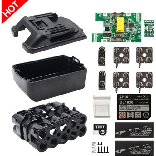 Plastic Case Nesting Single Cell Protection Detection Protection Board PCB for Makita 18V Battery BL1830