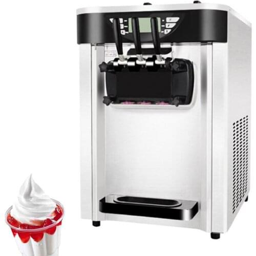 Ice Cream Maker Fully Automatic Soft Ice Cream Machine Large Capacity Sweet Cone Sundae Ice Cream Machine