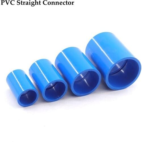 5pcs/lot 20mm PVC Connector Farm Irrigation Syetem Fittings Garden Water Connectors Kitchen Water Pipe Tap Adapter Direct Joints