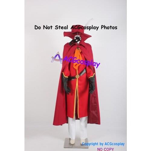 Romeo X Juliet cosplay The Red Whirlwind Cosplay Costume include hat and eyemask acgcosplay costume