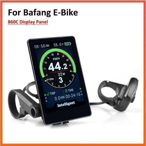 New 860C Speedometer Ebike Display For Bafang Electric Bicycle BBS02B BBS01B BBSHD Series Mid Drive Motor Kit 3.5inch IPS Screen