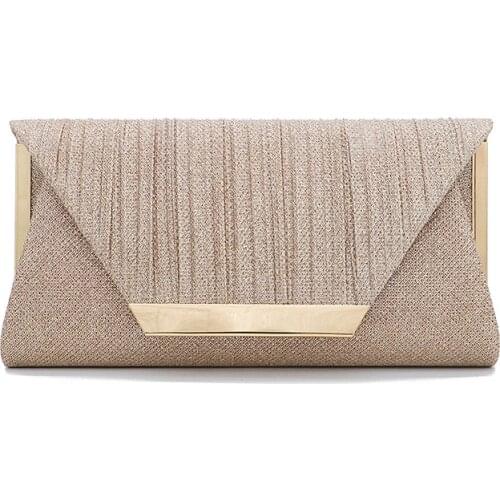 Fashion Women Stripes Shoulder Crossbody Bag Party Evening Bag Portable Travel Chain Bag Small Envelope Handbags Clutch Purses