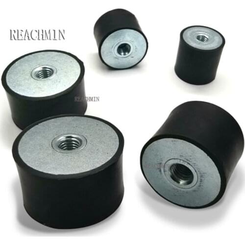 1PCS Rubber Shock Absorbers Anti Vibration 10-75mm M4 M5 M6 M8 M10 Rubber-Metal Silentblock