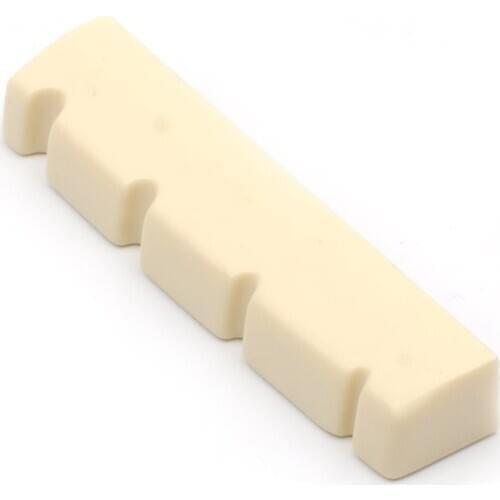 100pcs Ivory Plastic R400 4/5/6 String Bass Guitar Bridge Nut Electric Bass DIY Repair Part