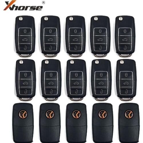 15PCS/LOT Xhorse XKB506EN Wire Remote Key 3 Buttons for VVDI VVDI2 Key Tool(English Version)