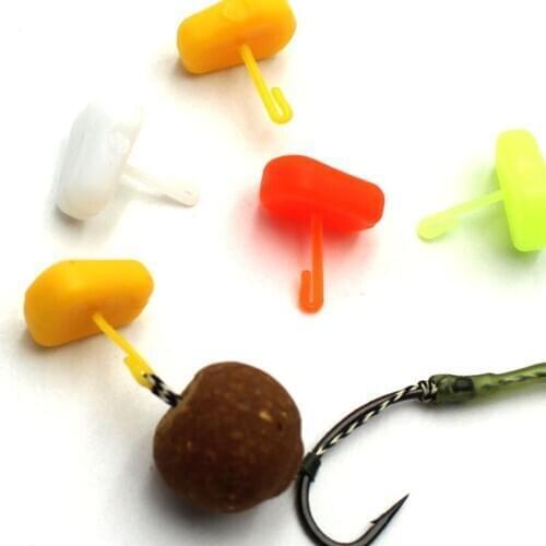 20PCS Carp Fishing Accessories Micro Bait Stopper Boillies Bait Stop Bead Carp Bait Holder for Hair Rig Tackle Accessories