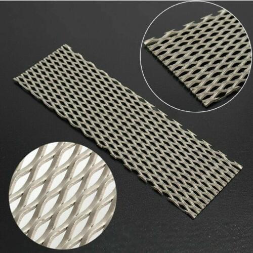 50mm x 165mm 0.5mm Recycled Metal Titanium Mesh Sheet Electrode for Electrolysis