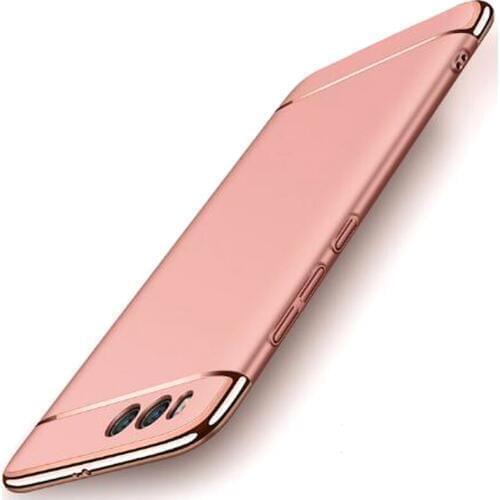 3 in 1 Hybrid Brushed Frosted Shield Silicon Covers For Xiaomi 5S 6 Plus Luxury Plating Armor Case for Xiaomi Note 3 5C 5X Mix 2