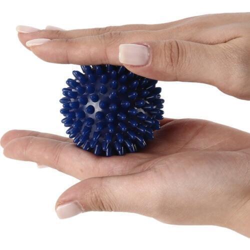 6 cm PVC High Density Spiky Massage Ball Foot Pain Plantar Fasciitis Reliever Treatment Hedgehog Ball Massager Acupressure Ball