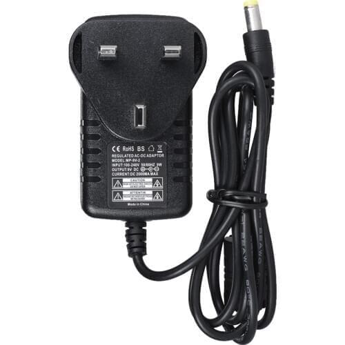 9V 2A Power Supply Adapter Converter for Guitar Bass Effect 100~240V Input EU Plug