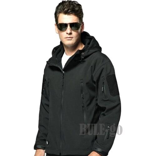 Shark Skin Softshell V4.0 Military Tactical Jacket Men Waterproof Windproof Warm Coat Camouflage Hooded Camo Army Clothing
