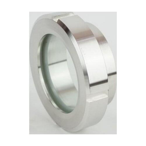 Free shipping 3" 25mm- 219mm 304 Stainless Threaded Removable Weld on Sight Glass