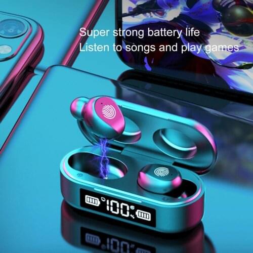 Bluelans TWS Portable Wireless Bluetooth 5.0 Smart-touch Music Earphone Sports Earbuds Gaming Earphones