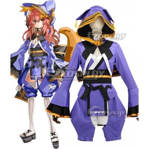 Fate Grand Order The Faithful Dog Who Waits Tamamo no Mae Dress Suit Girls Adult Kimono Skirt Suit Party Cosplay Costume E001