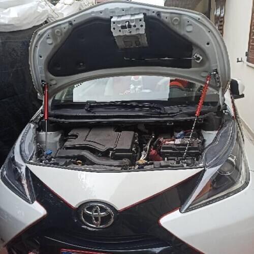 For Toyota Aygo (AB40) 2014-2020 for Peugeot 108 Citroën C1 Front Bonnet Hood Gas Struts Lift Support Shock Damper Absorber