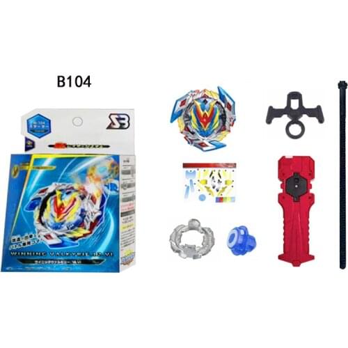 SB Beybleyd Burst Spining Metal Fusion B104/B105 Gyroscope with Two-way Launcher Gyroscope Toys for Children