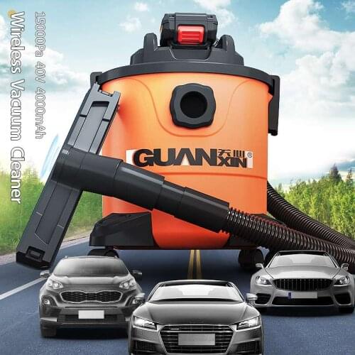GUANXIN 4000mAh 15000Pa 2 in 1 Vacuum Cleaner Wet Dry Cordless Vacuums Powerful Dust Collector For House/Car/Home/Hotel/Carpet