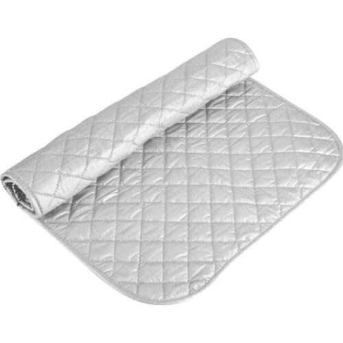 Table Top Ironing Mat Heat Resistant Blanket Press Clothes Protector Portable 60*55cm Laundry Pad Washer Dryer Cover Board