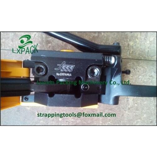 LX-PACK Manual Combination free Buckle Sealless Steel Strapping Tool Steel Strapping Banding Tool Machine for 13-19mm tensioner