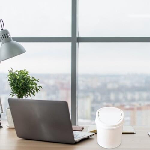 Nordic Style Trash Can Mini Desktop Ashcan Mini Desktop Bedroom Household Trash Tabletop Trash Box For Office Desk Car Trash Bin