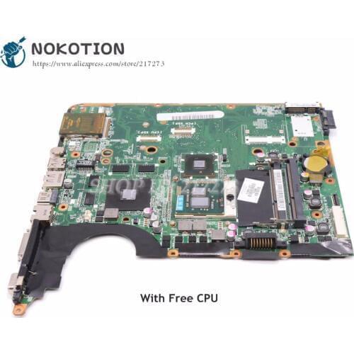 NOKOTION For HP DV6 DV6-2000 DV6T-2000 Laptop Motherboard PM55 DDR3 GT230M Free CPU 574902-001 580977-001 Main Board
