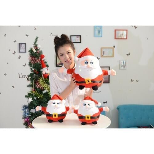 New arrival dressed Christmas clothes Santa Claus soft doll christmas gift b1467