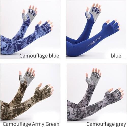 Cooling Arm Sleeve Elbow Cover Cycling Run Sun Protection Gloves Fishing UV Sun Protection Outdoor Women Ice Silk Arm Sleeves