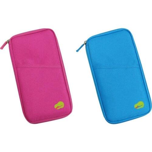 Folder Document Bag Multi - functional long paragraph ticket holder printing card package travel passport file package Zipper
