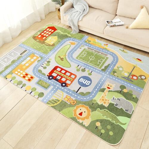 Childrens room cartoon carpet bedroom lovely full bed blanket living room crawling mat floor mat can be customized