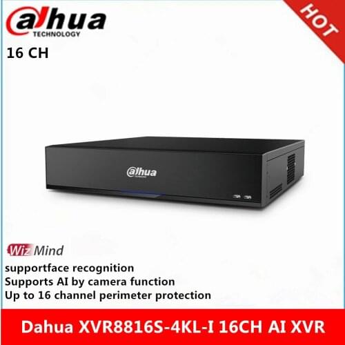 Dahua 4K XVR8816S-4KL-I 16 Channel Penta-brid 4K 2U Digital Video Recorder support perimeter protection human face recognition