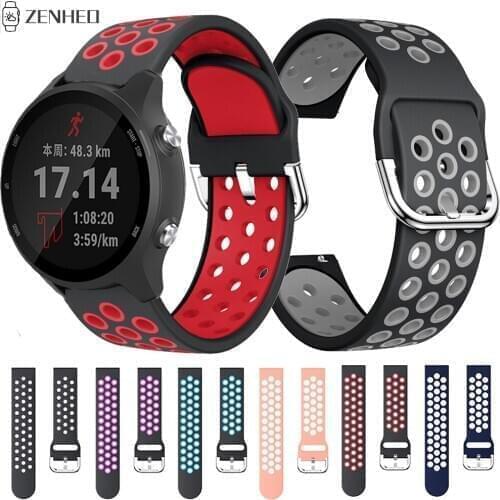 20mm Silicone Band Strap For Garmin Vivoactive 3/Forerunner 245 245M 645 Replacement Watchband for For Garmin Venu/GarminMove 3
