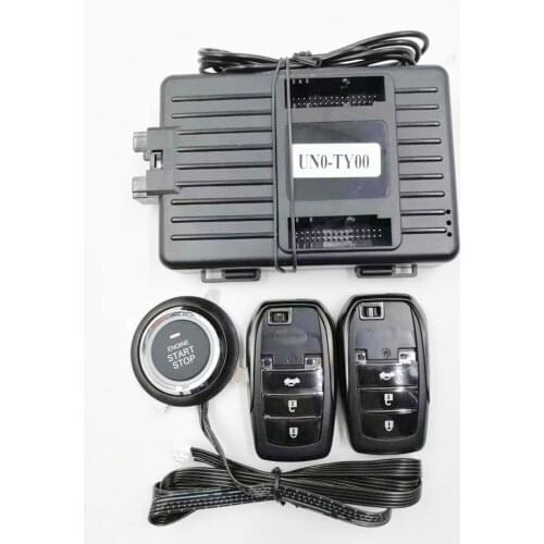Engine Start Stop System Push Engine Button With Optional Keyless Entry Remote Mobile Phone App Control Module For Toyota Reiz