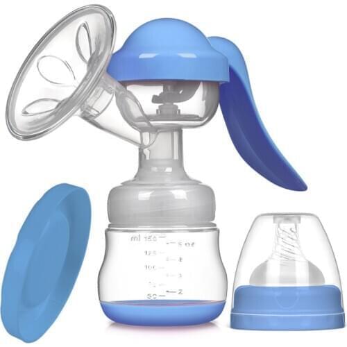 Mother care products manual breast feeding pump with 30pcs milk storage bags