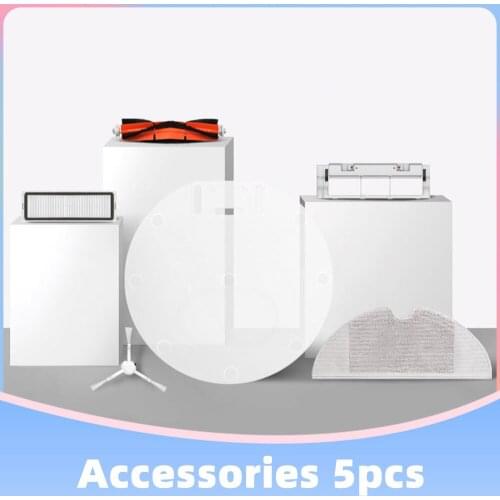 For Xiaomi Mijia 1C / 1T STYTJ01ZHM Robot Vacuum Cleaner Replacement Spare Parts Mop Rag Cloth Main Roller Brush Hepa Filter