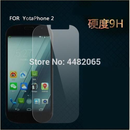 10pcs/lot For Yota Yotaphone 2 Tempered Glass Screen Protector 0.3 mm 2.5D 9H Protective Film Front Guard Protect Saver Shield