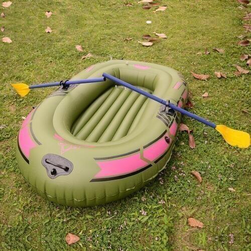 1 Person Inflatable Fishing Boat High Quality Liferaft Rubber Boat 170x100cm PVC Portable Drifting Fishing Boat with Paddles