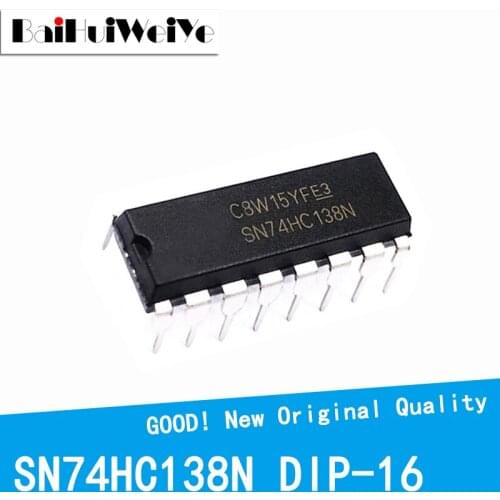 10PCS/LOT SN74HC138N SN74HC138 74HC138N 74HC138 DIP-16 HC165 DIP16 New Original Good Quality Chipset