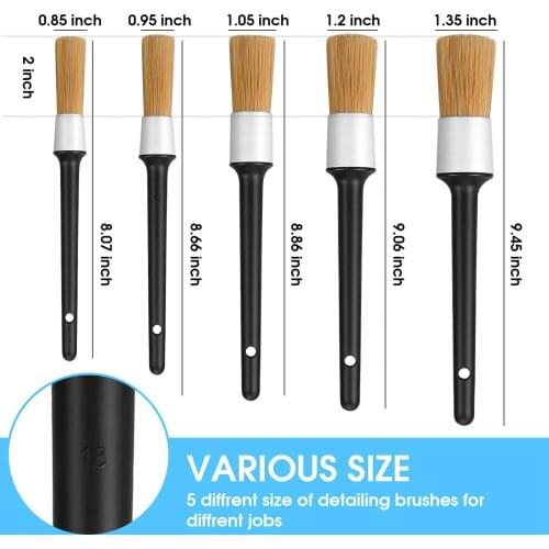 10 Packs Car Vehicle Detailing Brush Set Interior Wheel Clean Brush Cleaning