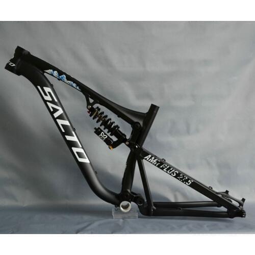 2017 Bicycle Full Suspension Frame MTB DH Bike Rear Shock Frame 27.5ER aluminum alloy 6061 Thru Shaft 142*12mm Parts