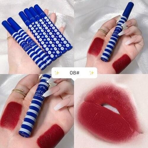 2021 10 Color Matte Lipstick Set Velvet Lip Glaze Color Charm Lasting Non-fading Lip Makeup