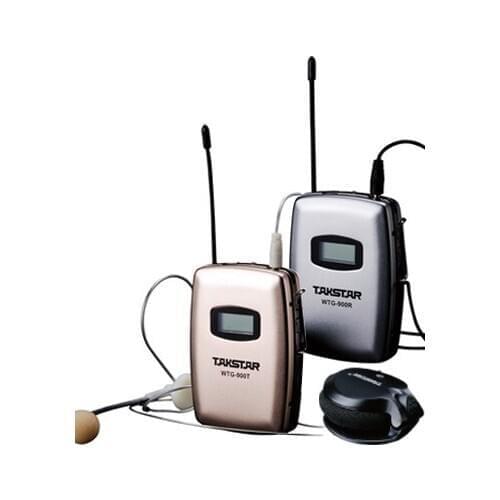 Top Quality Takstar WTG-900 wireless TOUR GUIDE SYSTEM voice device teaching earphones Transmitter+Receiver+MIC+earphone Free