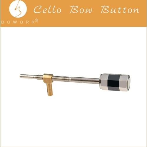 BOWORK Standard Cello Bow Frog Buttons Cello Ebony Bow Parts For Cello Bow Frog