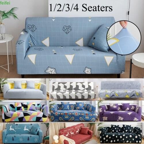 Sofa Cover 1/2/3/4 Seats Slipcovers Cushion Sofa Protector Anti -Slip Elastic Stretch Couch Cover Furniture Protector 10 Styles