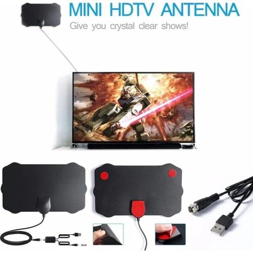 HDTV Cable Antenna 4k Amplified HD Digital TV Antenna Durable Great for TV Home